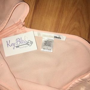 Peach Color Ellison Dress